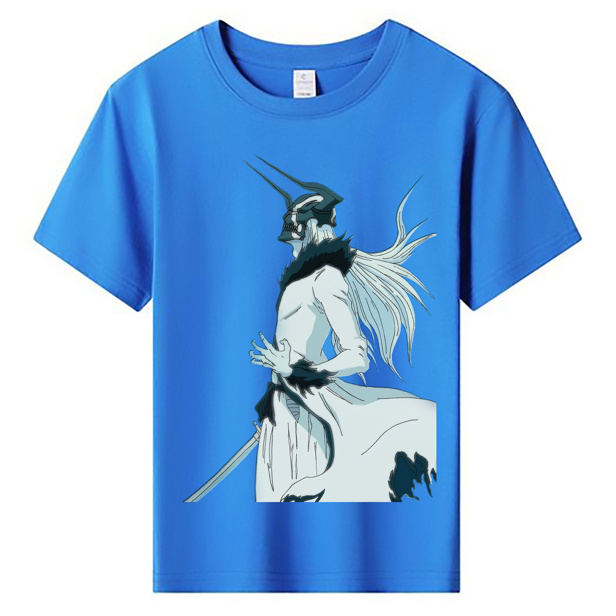 （画像用） ブリーチ 黒崎一護（くろさき いちご）BLEACH Kurosaki Ichigo 綿100％キッズTシャツ（フロントプリント）